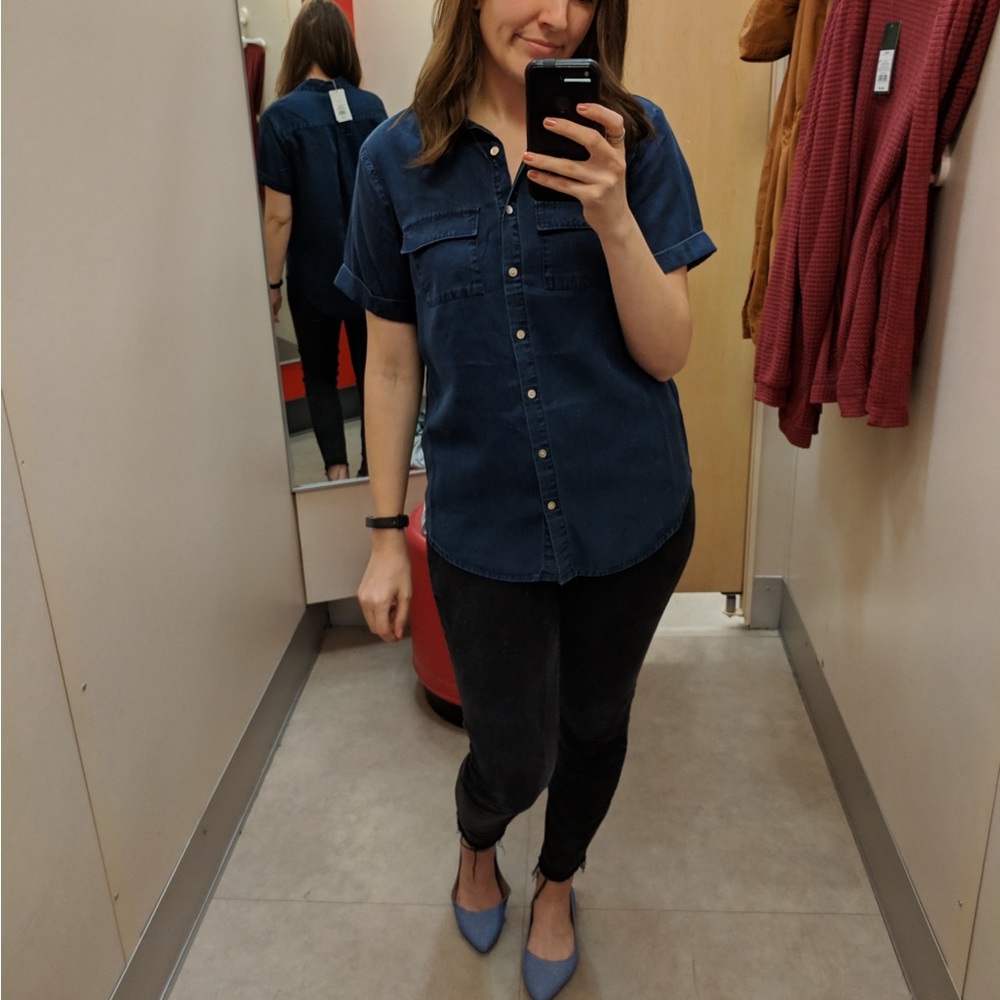 Denim Button Down
